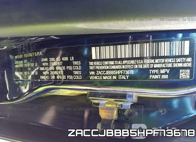 ZACCJBBB5HPF73678 фото 10