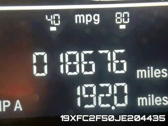 19XFC2F50JE204435 фото 9