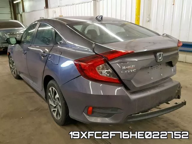 19XFC2F76HE022752 фото 4