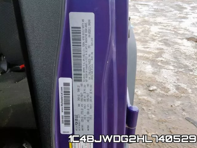 1C4BJWDG2HL740529 фото 2
