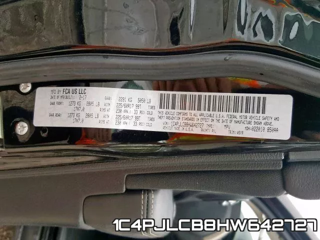 1C4PJLCB8HW642727 фото 2