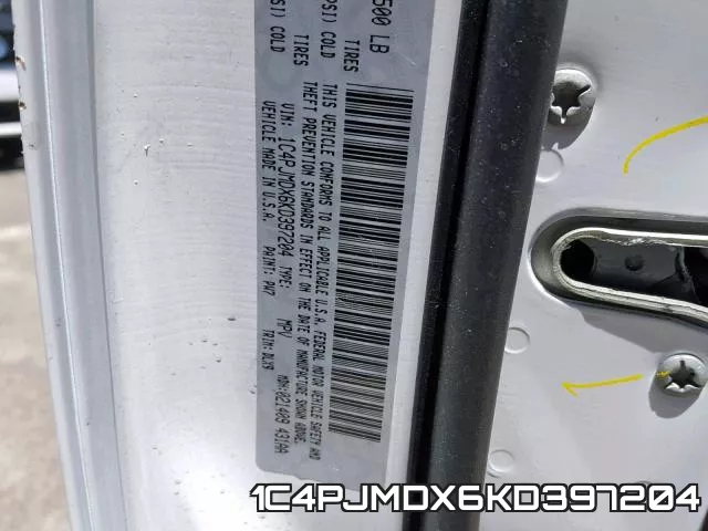 1C4PJMDX6KD397204 фото 2