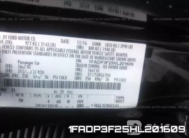 1FADP3F25HL201609 фото 10
