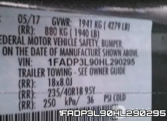 1FADP3L90HL290295 фото 10