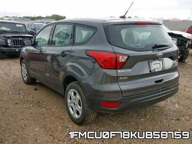 1FMCU0F78KUB58759 фото 4