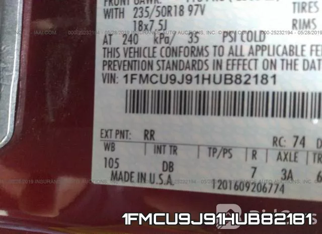 1FMCU9J91HUB82181 фото 10