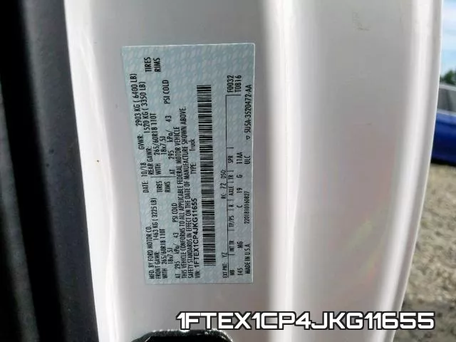 1FTEX1CP4JKG11655 фото 2