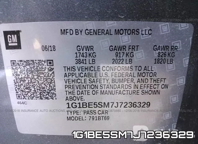 1G1BE5SM7J7236329 фото 10
