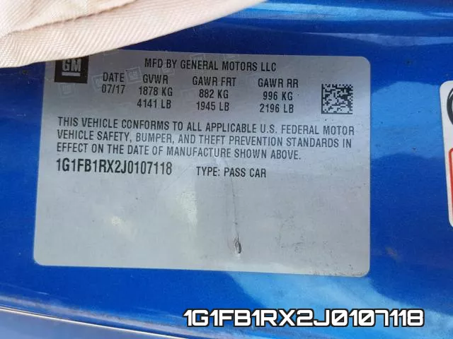 1G1FB1RX2J0107118 фото 2