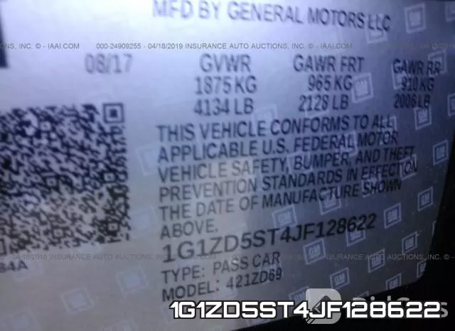 1G1ZD5ST4JF128622 фото 10
