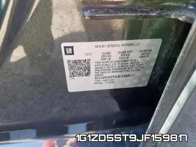 1G1ZD5ST9JF159817 фото 2