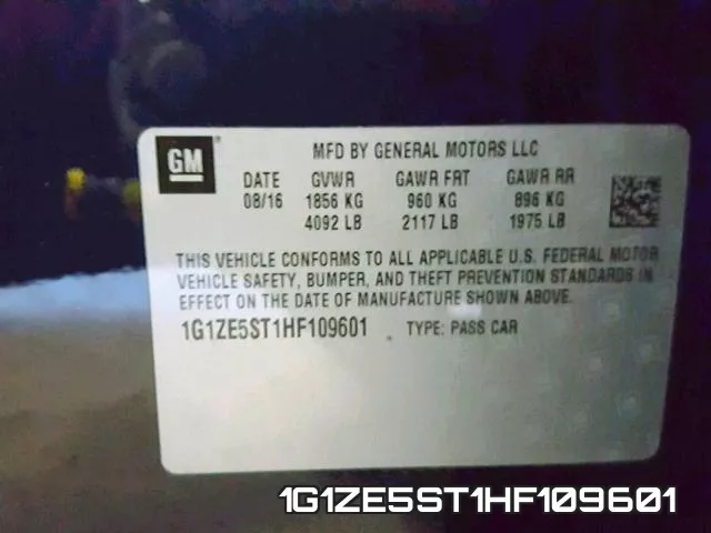 1G1ZE5ST1HF109601 фото 2