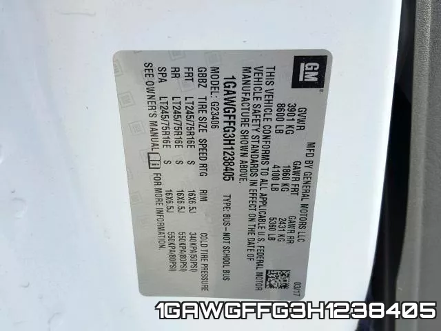1GAWGFFG3H1238405 фото 2