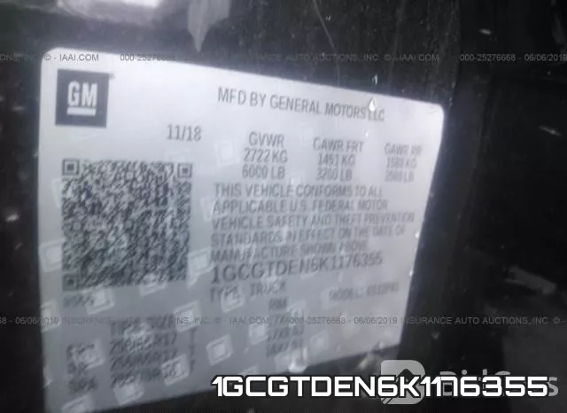 1GCGTDEN6K1176355 фото 10