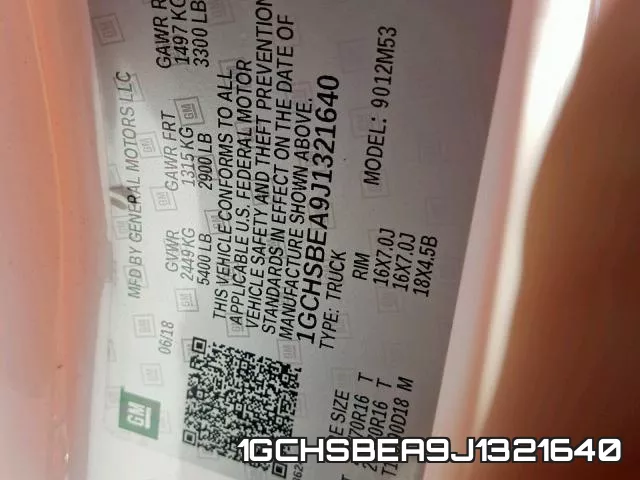 1GCHSBEA9J1321640 фото 2