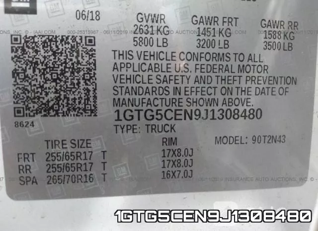 1GTG5CEN9J1308480 фото 10
