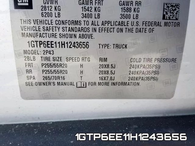 1GTP6EE11H1243656 фото 2