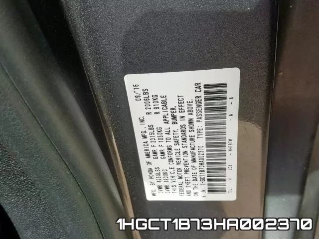 1HGCT1B73HA002370 фото 2