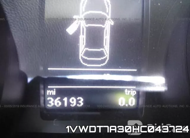 1VWDT7A30HC043724 фото 8