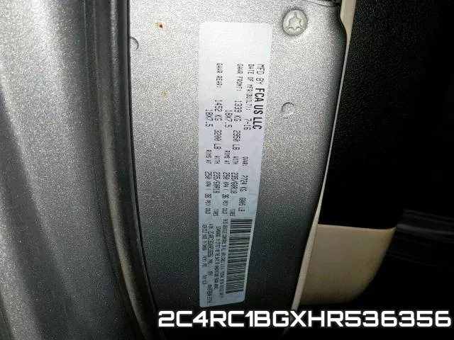 2C4RC1BGXHR536356 фото 2