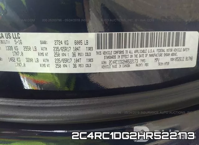 2C4RC1DG2HR522173 фото 10