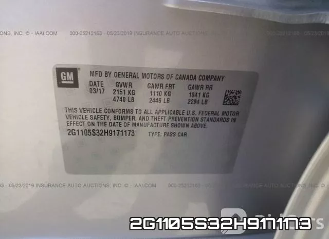 2G1105S32H9171173 фото 10