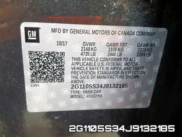 2G1105S34J9132185 фото 2