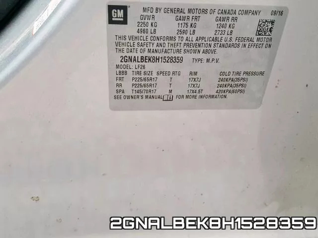 2GNALBEK8H1528359 фото 2