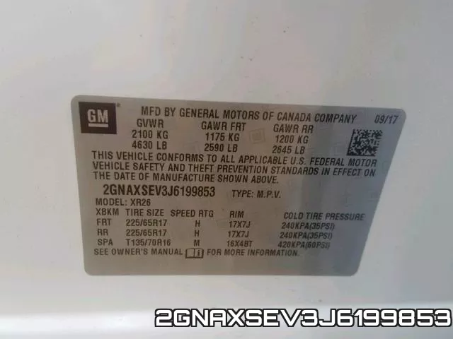 2GNAXSEV3J6199853 фото 2