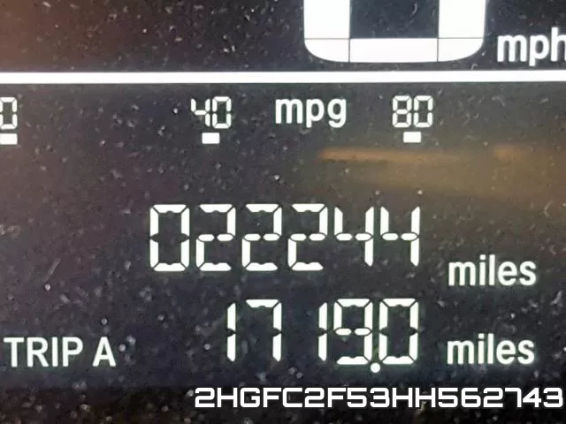 2HGFC2F53HH562743 фото 9