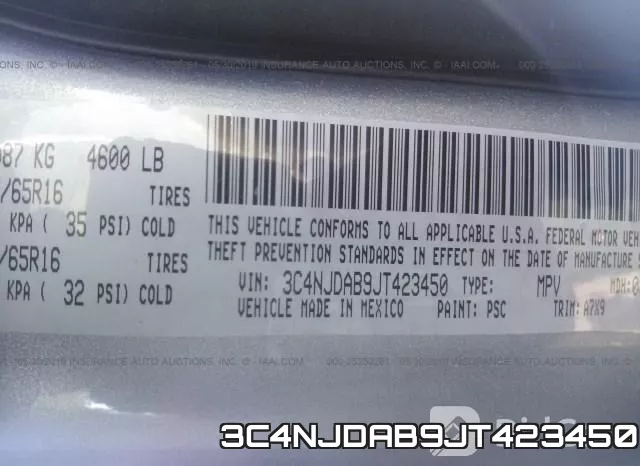 3C4NJDAB9JT423450 фото 10
