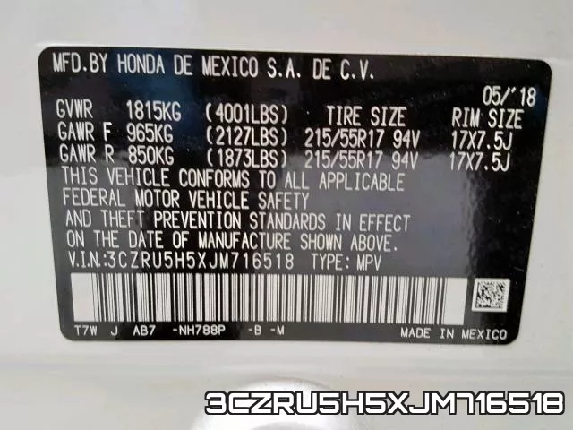3CZRU5H5XJM716518 фото 2