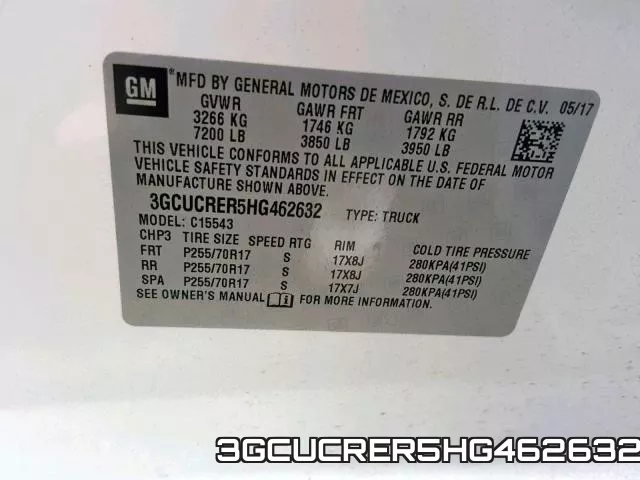3GCUCRER5HG462632 фото 2