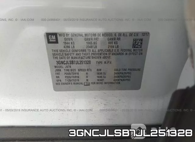 3GNCJLSB7JL251328 фото 10