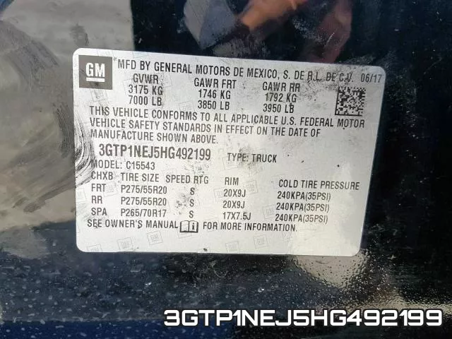 3GTP1NEJ5HG492199 фото 2