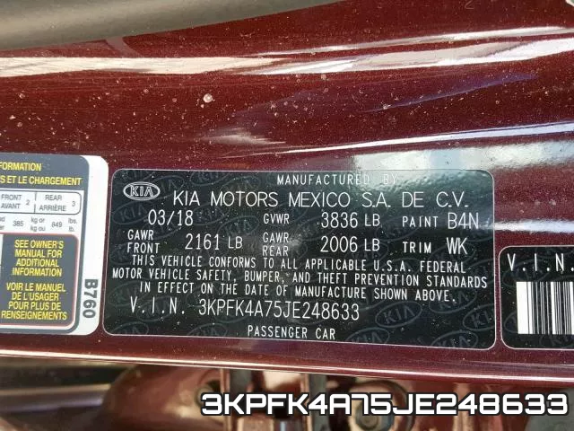3KPFK4A75JE248633 фото 2