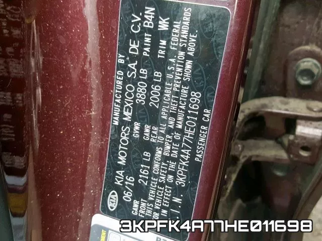 3KPFK4A77HE011698 фото 2