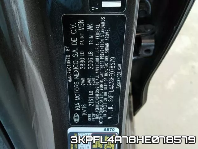 3KPFL4A78HE078579 фото 2