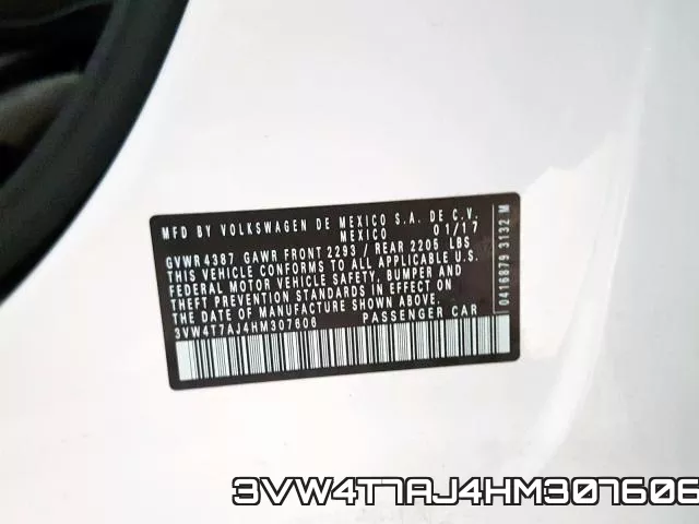 3VW4T7AJ4HM307606 фото 2