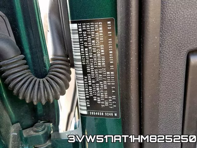 3VW517AT1HM825250 фото 2