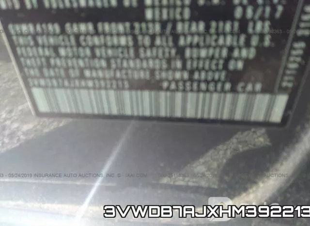 3VWDB7AJXHM392213 фото 10