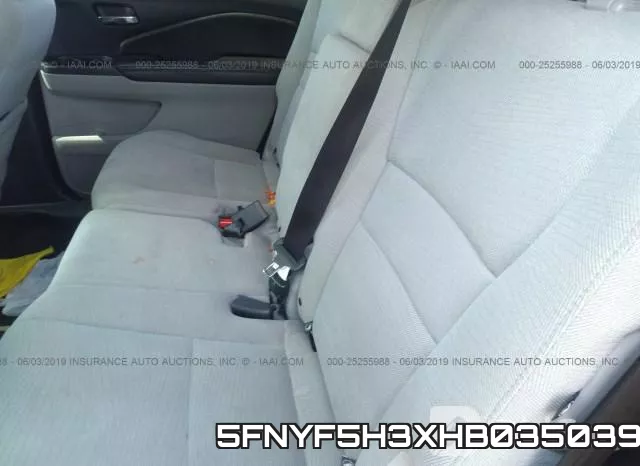 5FNYF5H3XHB035039 фото 9