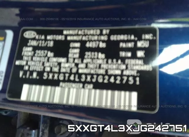5XXGT4L3XJG242751 фото 10