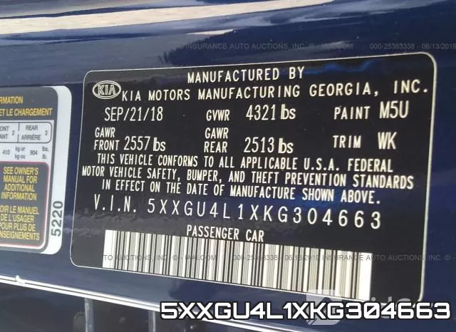5XXGU4L1XKG304663 фото 10