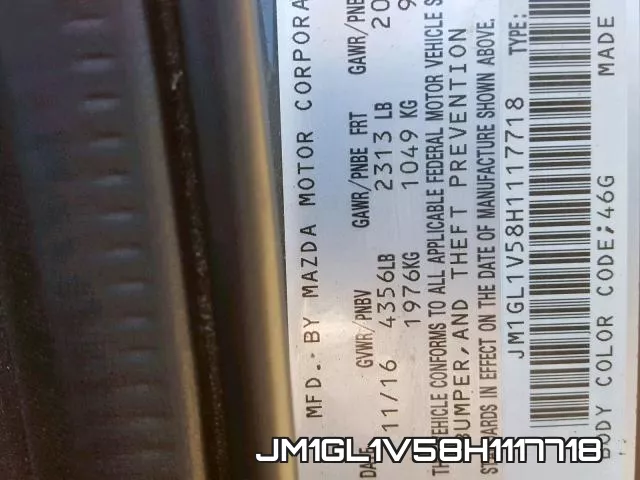 JM1GL1V58H1117718 фото 2
