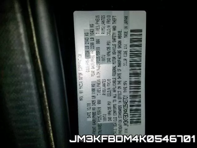 JM3KFBDM4K0546701 фото 2
