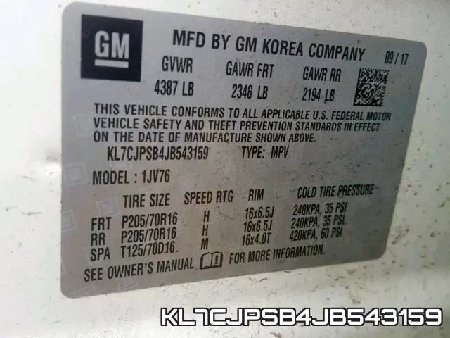 KL7CJPSB4JB543159 фото 2