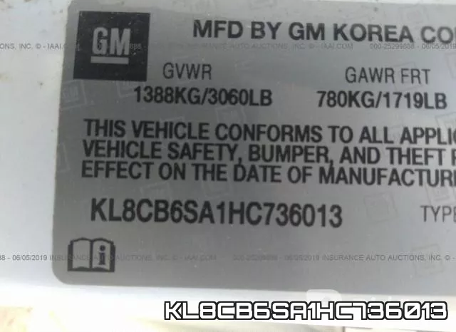 KL8CB6SA1HC736013 фото 10