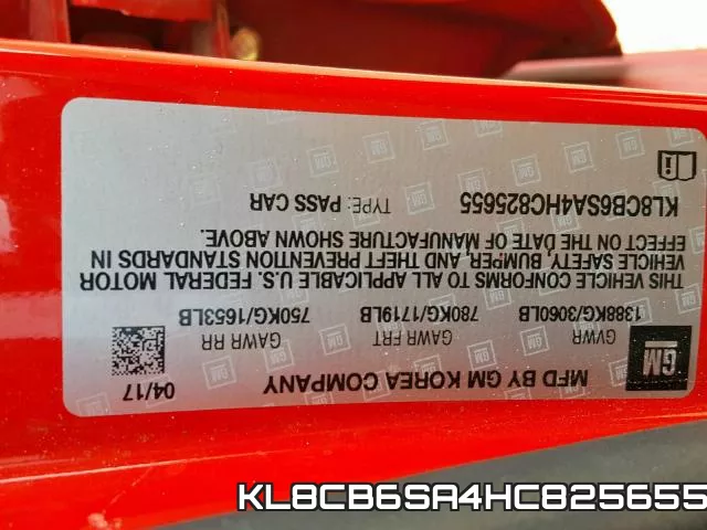 KL8CB6SA4HC825655 фото 2