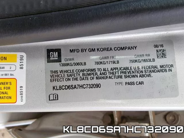 KL8CD6SA7HC732090 фото 2